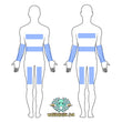 Load image into Gallery viewer, Red Rose Pink Rose Blue Flower Temporary Tattoos

