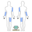 Load image into Gallery viewer, Masquerade Mask Floral Bird Henna Style Black Temporary Tattoo Sheet
