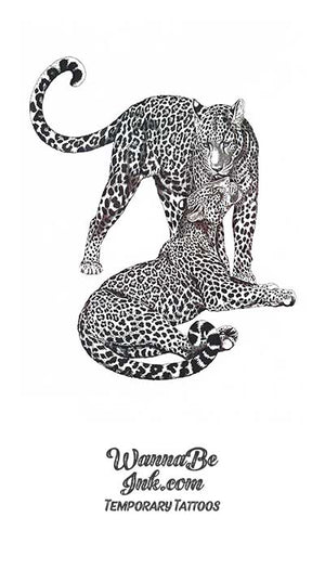 2 Jaguars Best Temporary Tattoos