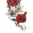 Load image into Gallery viewer, 2 Red Roses 2 White Lillies Best Temporary Tattoos
