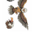 Load image into Gallery viewer, 3 Bald Eagles Best Temporary Tattoos
