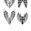 Load image into Gallery viewer, 4 Sets of Angels Wings And Crosses Best Temporary Tattoos
