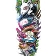Load image into Gallery viewer, Alice in Wonderland Castle White Rabbit Caterpillar Butterfly Temporary Sleeve Tattoos
