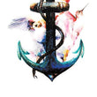 Load image into Gallery viewer, Anchor with Colorful Birds Best Temporary Tattoos
