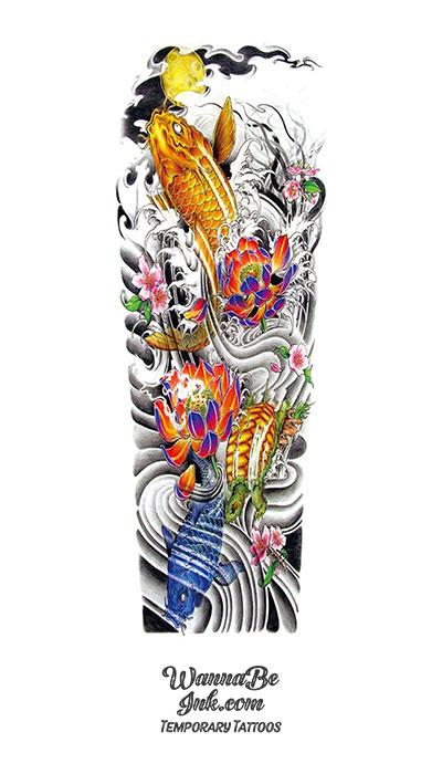 Kirozanny 12pcs Art Fake Temporary Tattoo Sun Protection Compression Arm  Sleeves Temporary Tattoo Arm SleevesRandom Color  Amazonin Beauty