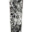 Load image into Gallery viewer, Ancient Japanese Demons Warrior Skulls Death Temporary Sleeve Tattoos
