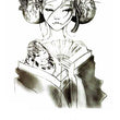 Load image into Gallery viewer, Asian Princess In Black and White Best Temporary Tattoos
