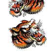 Load image into Gallery viewer, Asian Tiger Cartoon Best Temporary Tattoos
