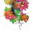 Load image into Gallery viewer, Bird Of Paradise in Red Flowers Best Temporary Tattoos
