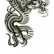 Load image into Gallery viewer, Black and White Chinese Dragon Best Temporary Tattoos
