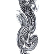 Load image into Gallery viewer, Black and White Dragon Temporary Sleeve Tattoos
