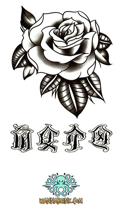 Rose Tattoos done in Bali - Line Tattoos, Red Roses, Realistic Rose Tattoos...  TATTLAS.com Bali Tattoo Guide
