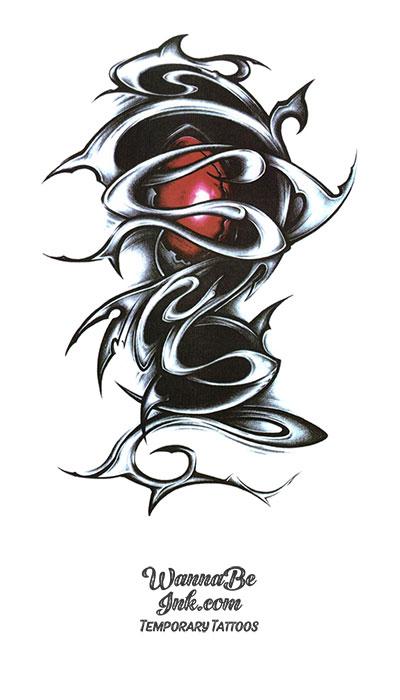Black Dragon Eye Best Temporary Tattoos