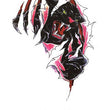 Load image into Gallery viewer, Black Jaguar Tearing Through Best Temporary Tattoos
