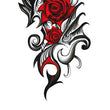Load image into Gallery viewer, Black Roses and Dragon Wings Best Temporary Tattoos
