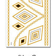 Load image into Gallery viewer, Black SIlver and Gold Line Diamonds and Gold Chains Metallic Temporary Tattoos
