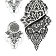 Load image into Gallery viewer, Blossoms Revolver and Moon Best temporary Tattoos
