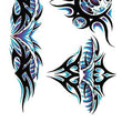 Load image into Gallery viewer, Asian Sorcerer Conjuring Smoke Eagle Best Temporary Tattoos
