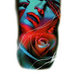 Load image into Gallery viewer, Blue Light Woman with Red Rose Best temporary Tattoos

