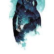 Load image into Gallery viewer, Blue Moon Gray Owl Best Temporary Tattoos
