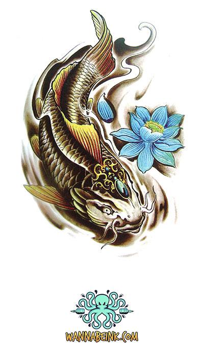 Twisted Dragon On Samurai Princess Best Temporary Tattoos