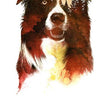 Load image into Gallery viewer, Brown Dog With Mountainscape Best Temporary Tattoos

