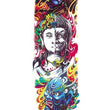 Load image into Gallery viewer, Buddha with Blue Japanese Demons Temporary Sleeve Tattoos
