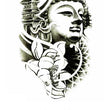 Load image into Gallery viewer, Buddha Next To Tall Pagoda Best Temporary Tattoos
