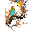 Load image into Gallery viewer, Colorful Birds on Blossoming Tree Best Temporary Tattoos
