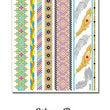 Load image into Gallery viewer, Colorful Diamond Designs and Feather Patterns Metallic Temporary Tattoos
