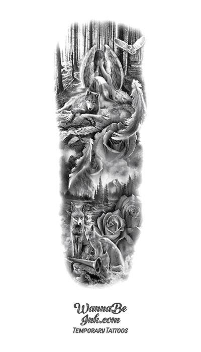 Tattoo uploaded by David Shepherd  upperarm memorialtattoo An angel  weeping over the 1 grave in a dark and eery graveyard  Tattoodo