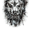 Load image into Gallery viewer, Demonic Wolf Best temporary Tattoos

