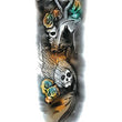 Load image into Gallery viewer, Dia De Los Muertos Roses Death Woman Temporary Sleeve Tattoos

