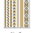 Load image into Gallery viewer, Diamond Patterns in Black Gold and Silver Bracelet and Arm Bands Metallic Temporary Tattoos

