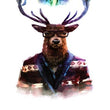 Load image into Gallery viewer, Dog and Deer In Sweaters Best Temporary Tattoos
