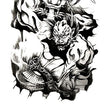 Load image into Gallery viewer, Dragon Faces In Smoke Cloud Best Temporary Tattoos
