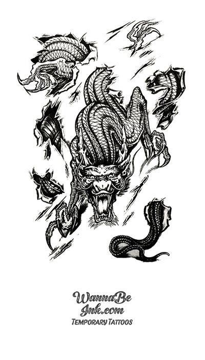 Dragons Best Temporary Tattoos