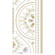 Load image into Gallery viewer, Drop Dots and Leaf Plants in Metallic Temporary Tattoos

