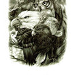 Load image into Gallery viewer, Eagles and Owls Best temporary Tattoos
