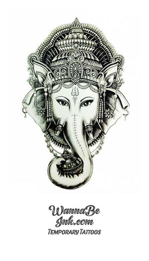 Elephant Buddha Best Temporary Tattoos