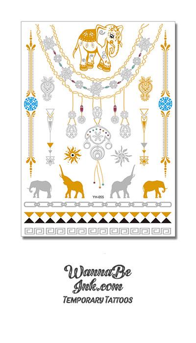 Beautiful Handdrawn Tribal Style Elephant Tattoo Stock Vector (Royalty  Free) 470462339 | Shutterstock