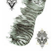 Load image into Gallery viewer, Fading Tiger Sketch Best Temporary Tattoos
