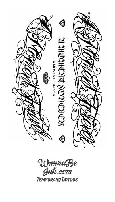 Fancy Lily Tattoo Stencil – AbracadabraNYC