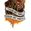 Load image into Gallery viewer, "Feed The Beast - Starve The Doubt" Fighting Bear Best Temporary Tattoos
