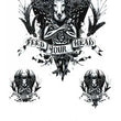 Load image into Gallery viewer, Feed Your Head Stag On Shield Best Temporary Tattoos
