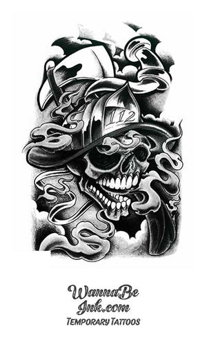 skulls Designs Tattoo Galleries: Smoking Skull design