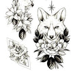 Load image into Gallery viewer, Lion Sword And Roses Best Temporary Tattoos
