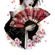 Load image into Gallery viewer, Asian Woman Wearing Kabuki Headdress Best Temporary Tattoos
