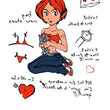 Load image into Gallery viewer, Girl And Her Red Accessories Best Temporary Tattoos
