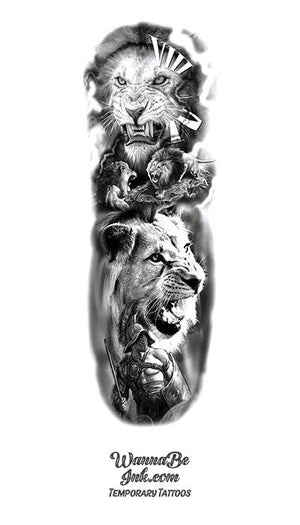 Discover 195+ 3 lions tattoo